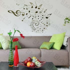 Rotation Of The Notes - Wall Decals Stickers Appliques Home Dcor