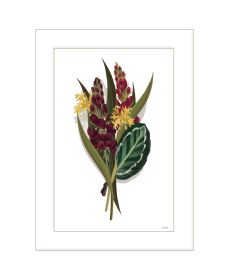 "Tropical Sprig" by House Fenway, Ready to Hang Framed Print, White Frame