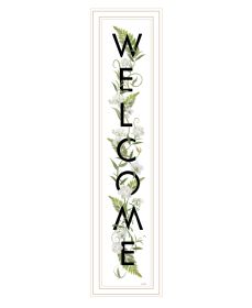 "Welcome Sign II" by House Fenway, Ready to Hang Framed Print, White Frame