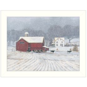"The Home Place" by Bonnie Mohr, Ready to Hang Framed Print, White Window-Style Frame