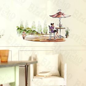 Afternoon Tea - Large Wall Decals Stickers Appliques Home Decor