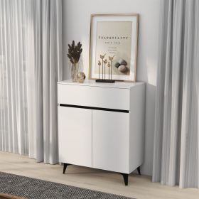 Two Doors And One Drawer Modern Accent Cabinet