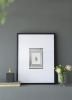 24" x 32" Modern Minimalist Wall Art with Roman Inspired Bust, Wall Decor for Living Room, Entryway, Bedroom