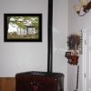 "Sweet Summertime House" by Billy Jacobs, Ready to Hang Framed Print, Black Frame