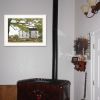 "Sweet Summertime House" by Billy Jacobs, Ready to Hang Framed Print, White Frame