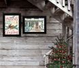 "Come Home for Christmas" 2-Piece Vignette by Cindy Jacobs and Richard Cowdrey, Black Frame