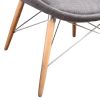 Britt Modern Grey Fabric Accent Chair