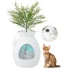 Smart Plant Cat Litter Box with Electronic Odor Removal and Sterilization