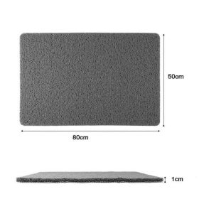 Shower Mat For Inside Shower Silk Circle Bath Mat NonSlip Anti Mould PVC BathMat-Two Size (Option: 50Bath Mat)