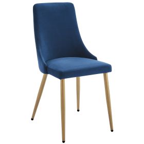 CARMILLA DINING 5PC SET (Color: BLUE/AGED GOLD)