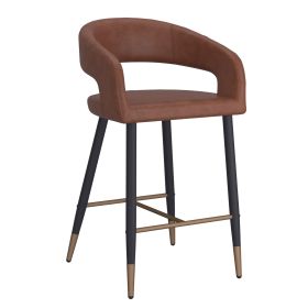CRIMSON (Color: SADDLE/BLACK)
