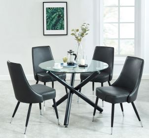 DIABLO (Color: BLACK TABLE/VINTAGE GREY CHAIR)