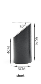 Nordic Solid Wood Cylindrical Hook Coat Rack Wall Bedroom (Option: Black Short)