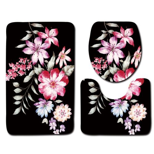 Modern Minimalist Bathroom Mats Three-piece Set