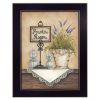 "Powder Room" by Mary Ann June, Ready to Hang Framed Print, Black Frame
