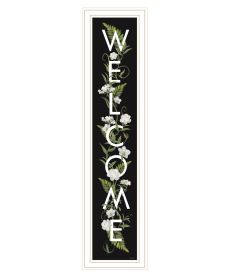 "Welcome Sign I" by House Fenway, Ready to Hang Framed Print, White Frame (Color: as Pic)