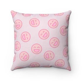 Smiley Face Logo Cushion Home Decoration Accents - 4 Sizes (size: 14" x 14")
