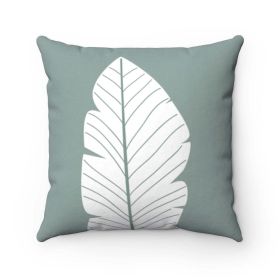 Abstract Green Leaf Double Sided Cushion Home Decoration Accents - 4 Sizes (size: 18" x 18")