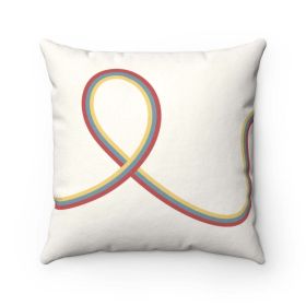 Abstract Swirl Lines Cushion Home Decoration Accents - 4 Sizes (size: 18" x 18")