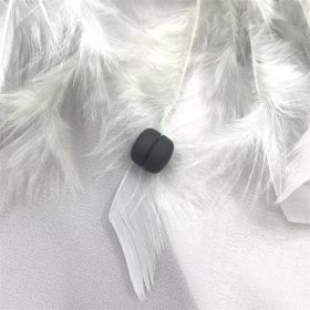 Women's Fashion Scarf Metal Button (Option: 27 Ink Black)