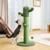 Pet Supplies Cactus Cat Tree Scratcher With Interactive Ball