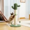 Pet Supplies Cactus Cat Tree Scratcher With Interactive Ball