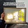 1pc 3D Papercut Night Light, Creative Light Painting Wall Hanging Decoration Table Lamp Trinket Led Small Night Light Birthday Gift