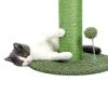 Pet Supplies Cactus Cat Tree Scratcher With Interactive Ball