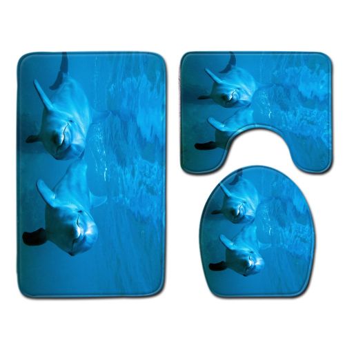 Modern Minimalist Bathroom Mats Three-piece Set