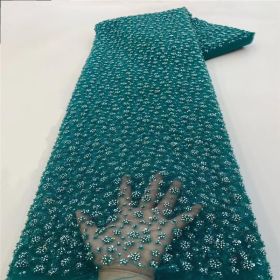Bubble Beads Tube Embroidery Gown Beads Sequin Sequined Fabric (Option: 4 Style-Color-3 Yards)